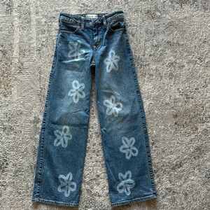 Abercrombie straight leg girls jeans